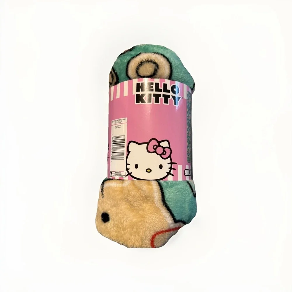 Hello Kitty Silk Touch Throw Blanket Green 40